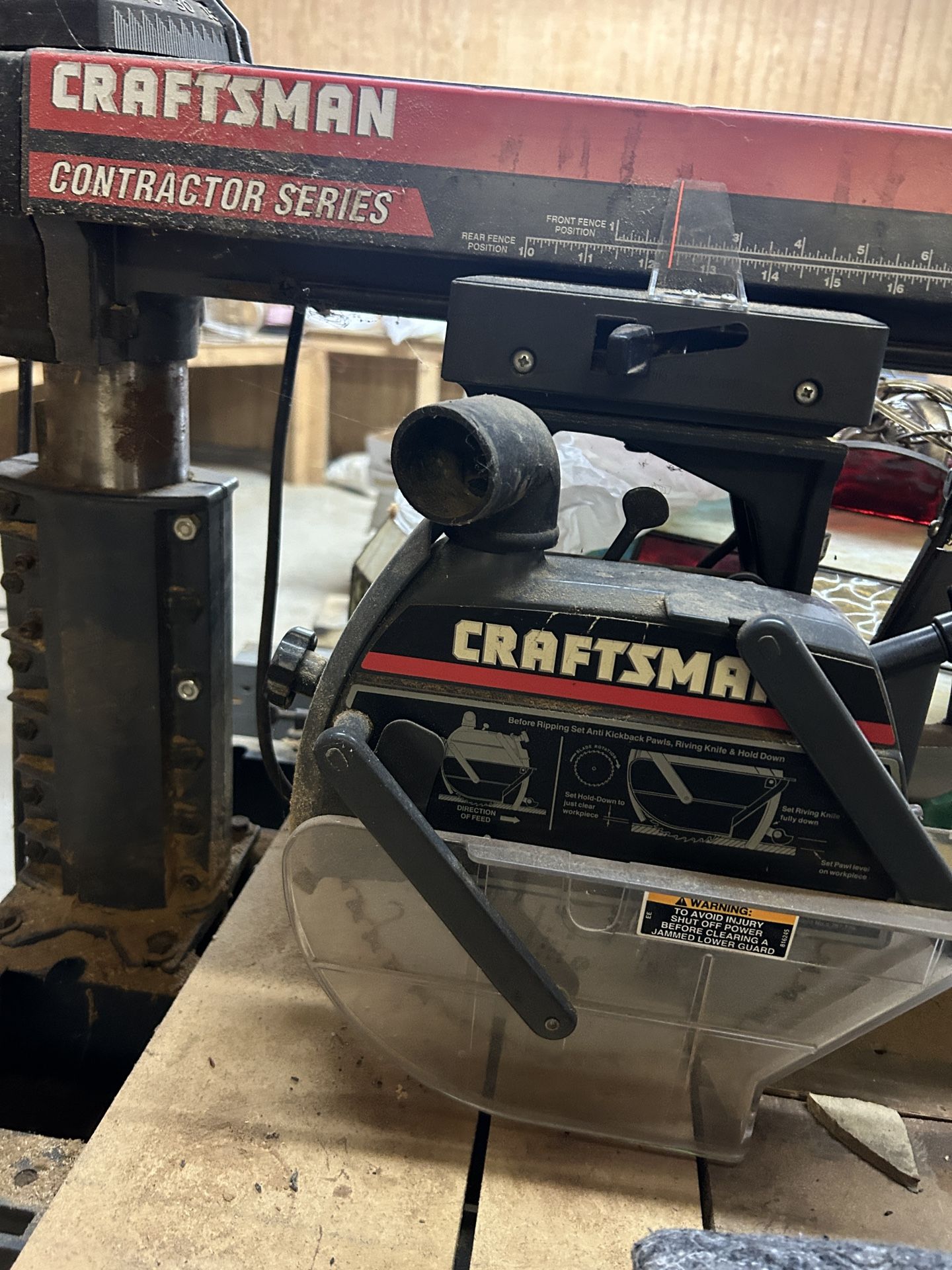 Craftsman 10 Inch Contractors Saw 