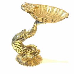 Stylebuilt Gilt Fish Jewelry Or Soap Stand