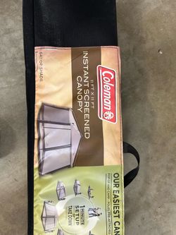 Coleman 11 x 11 screened in canopy