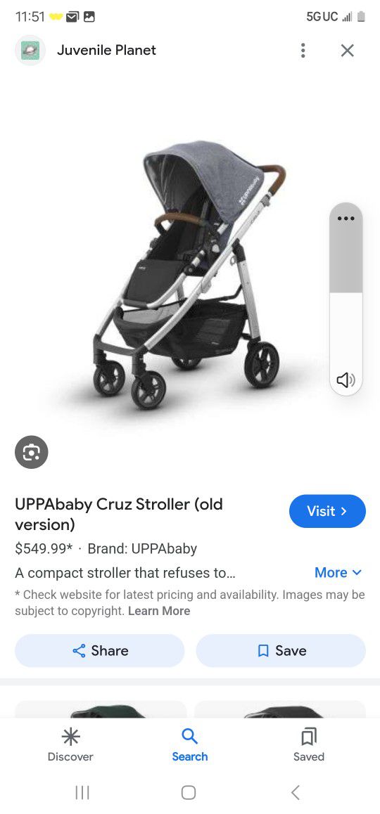 Uppababy Cruz Stroller 2017