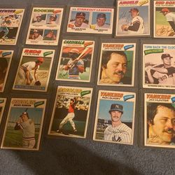 Rare 1977 Baseball Cards Nolan Ryan And More 