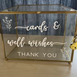 Glass Card Box 