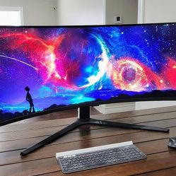 Samsung 57" Odyssey Neo G9 Dual 4K Quantum Mini-LED 240Hz 1ms HDR 1000