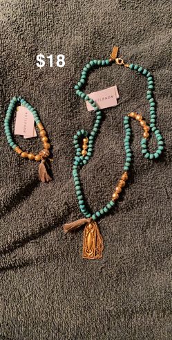 New silpada necklace & bracelet set