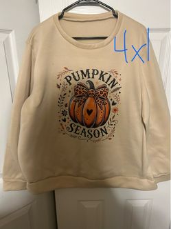 Pumpkin Season Graphic Sweatshirt 4XL