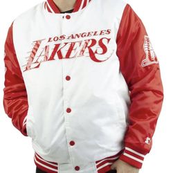 Cherry Red Los Angeles Lakers Jacket
