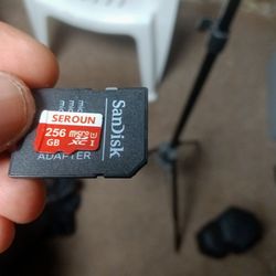 256 GB Micro SD Card W/ Adapter 