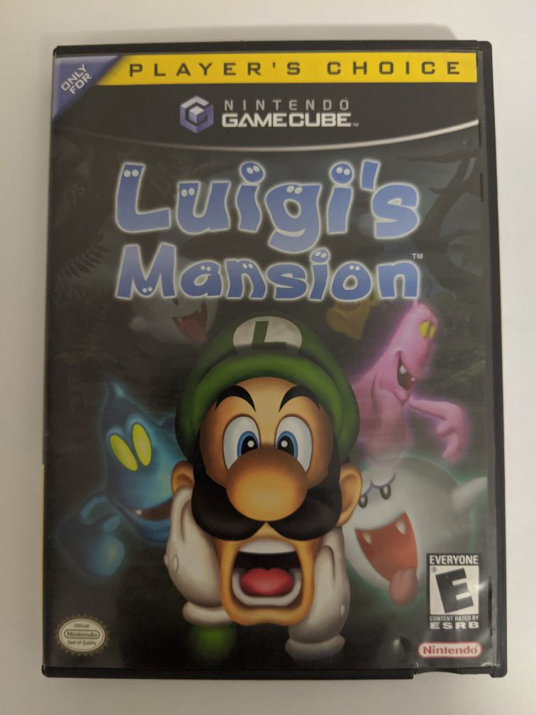Luigi Mansion Nintendo GameCube