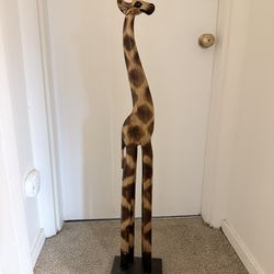 Wooden giraffe