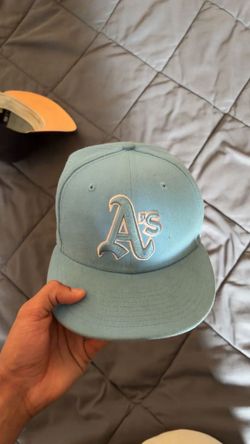 Oakland A's Light Blue Fitted Hat