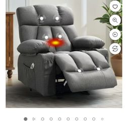 New In Box Recliner With Heat And Massage Function