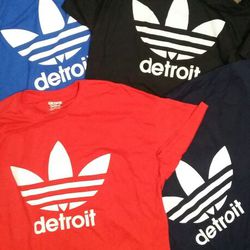 Detroit Adidas T-shirts L to for Sale in Detroit, MI -