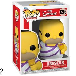 
Funko POP Animation: Simpsons - Obeseus, Multicolor, Standard, (59299)