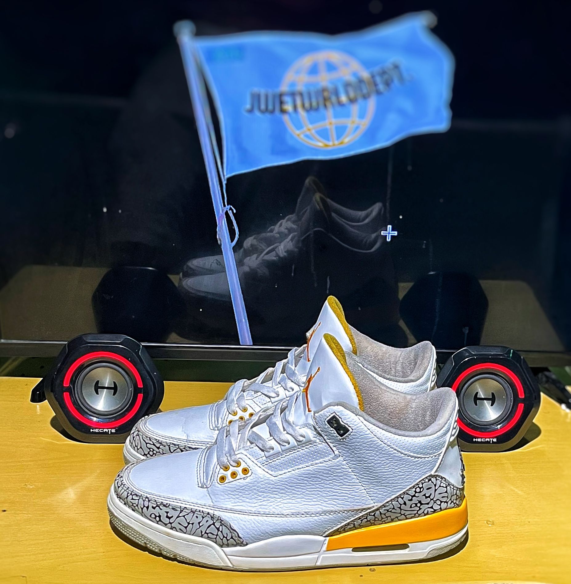 Air Jordan 3 Retro “Laser Orange” – Size 12 (Men’s) – No Box – 100% Authentic