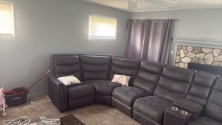 Power Reclining Sectional For Sale