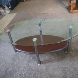 Oval Coffee Table 48 Wide 24 Height