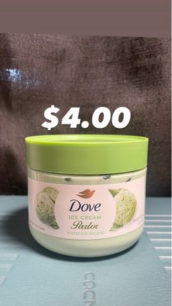 Dove Ice Cream Parlor Pistachio Gelato Body Scrub $4.00