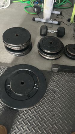 1inch weight plates /Cap Half Rack