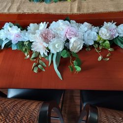 New Wedding Arch Backdrop Swag Pink