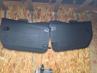 Aluminum jk half doors.