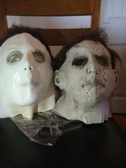 Michael Myers High-Grade Latex Halloween Masks / Grey Zombie Scarred / White Classic OG 1978

