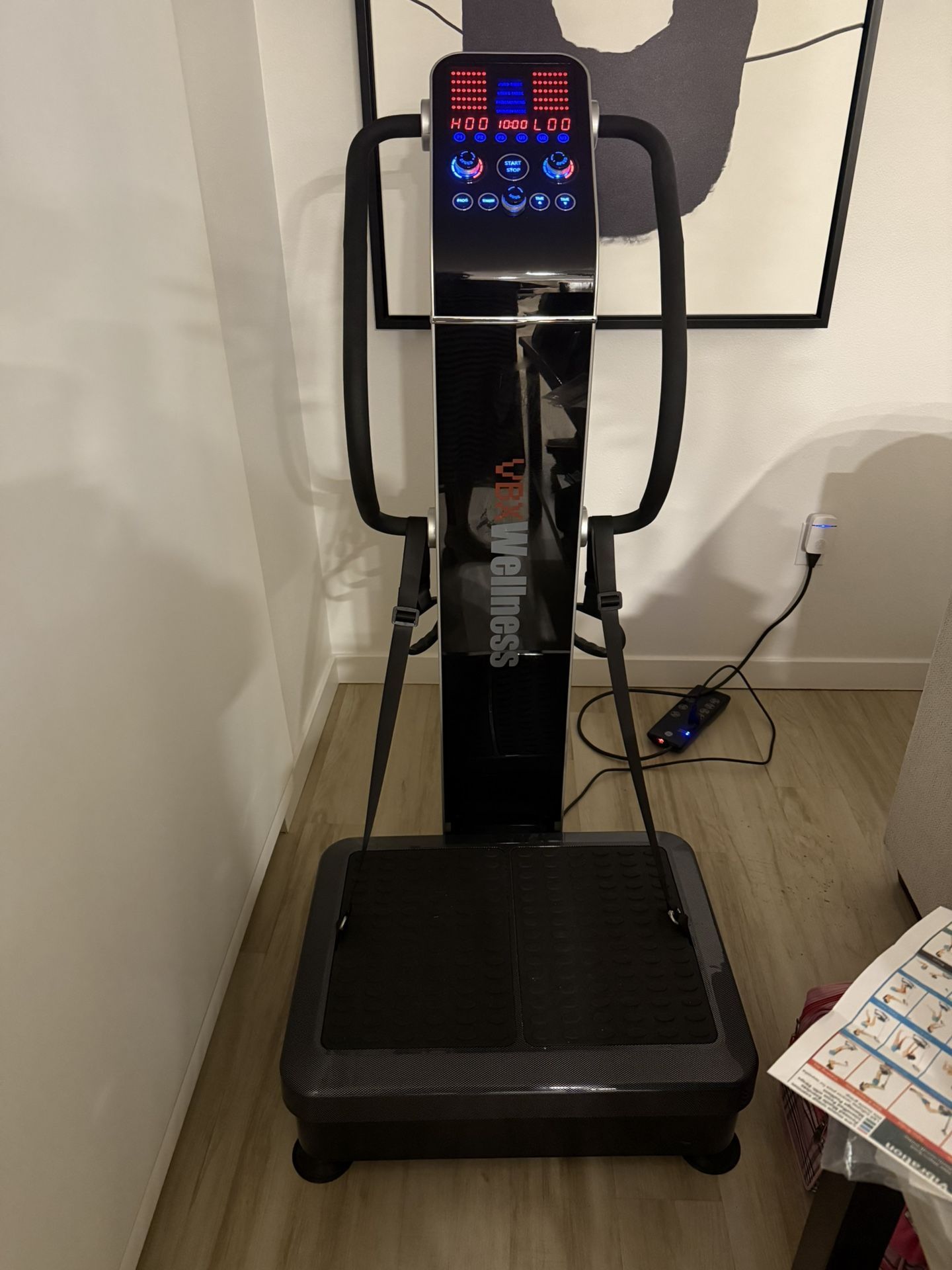 VBX 5000 Wellness Vibration Exercise Machine Black
