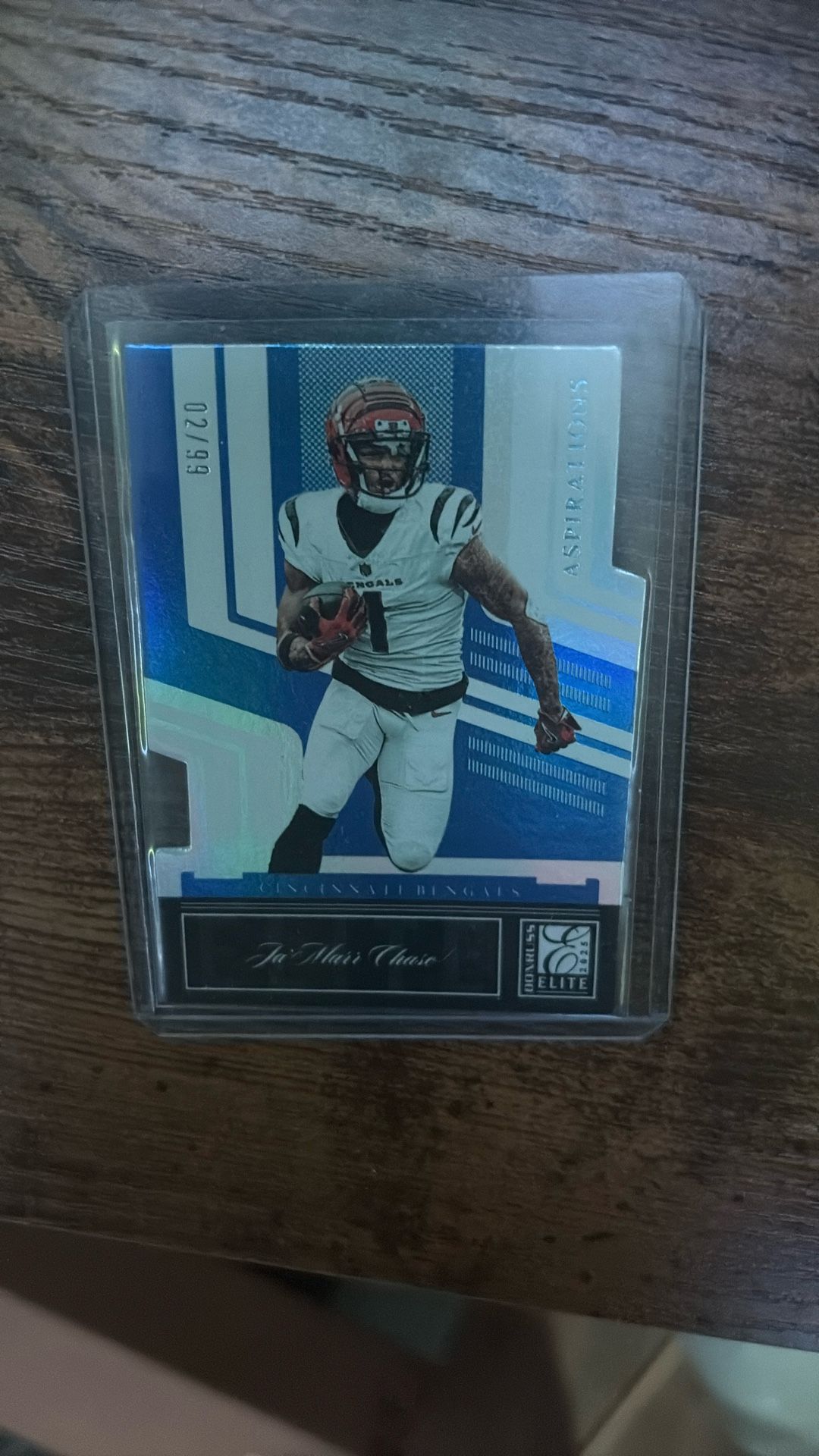 Jamarr Chase Die Cut /99 Bengals LSU Numbered