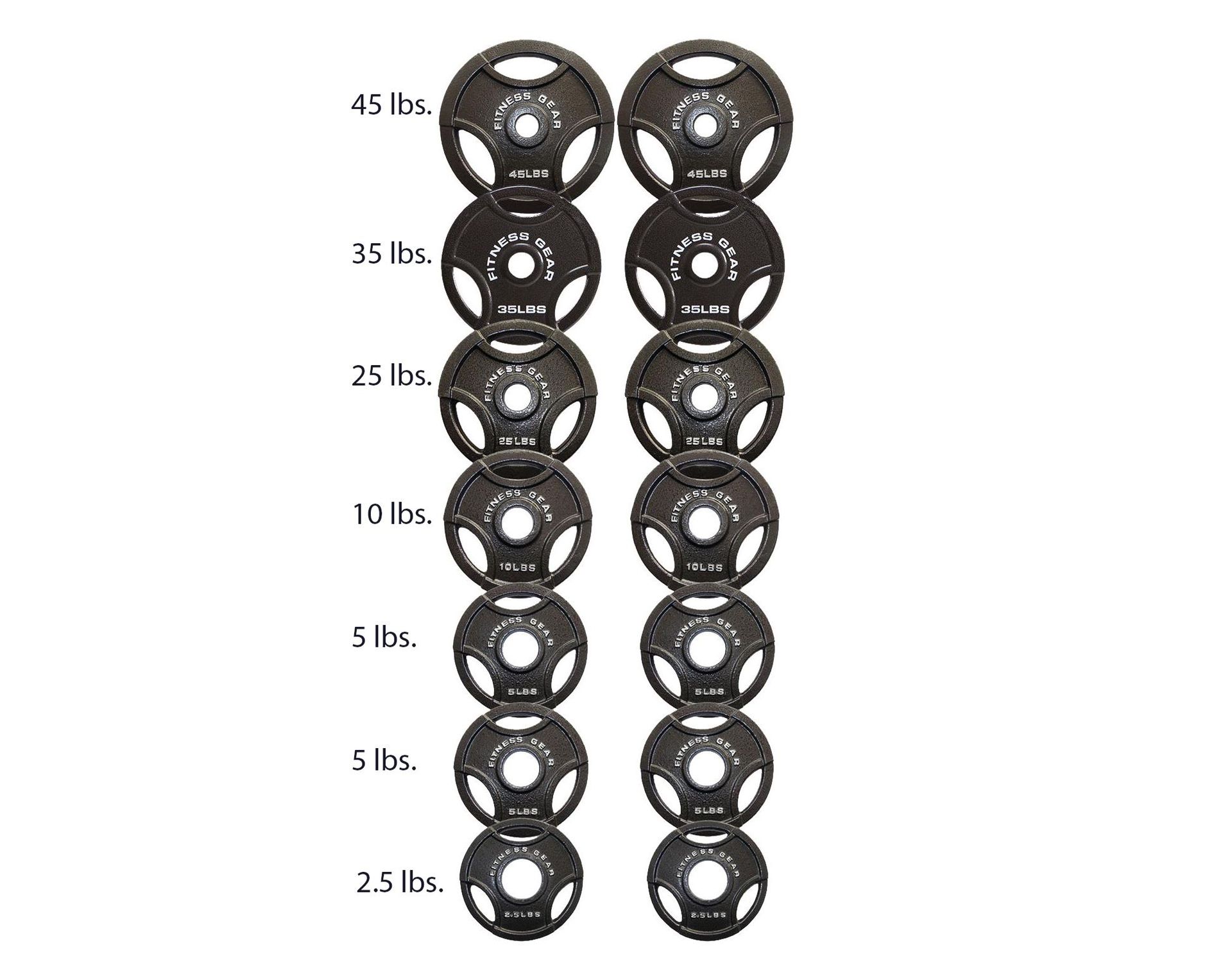 Fitness Gear 300lb. Olympic Weight Set