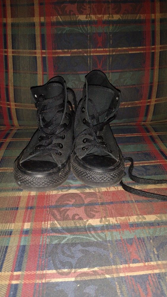 Men's CONVERSE CHUCK TAYLOR ALL STAR Hi-Top Shoes Black Out M3310 size 5.5