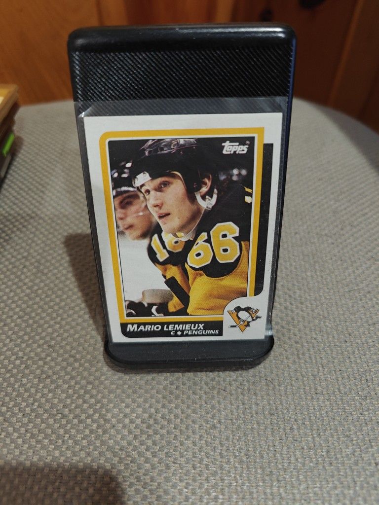1986 Mario Lemieux Fantastic Card For Any Sports Collectors