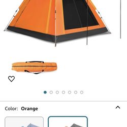 Brand New. Pop up Tent for Camping for 4 Person Tent Large Beach Tent Portable Family Camping Light Weight Tent for Backpacking Hiking Traveling with 