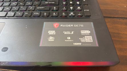 Msi Game Laptop Raider GE76