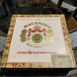 Macanudo  Cigar Box