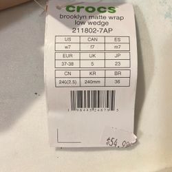 WOMENS BROOKLYN LOW WEDGE SANDAl