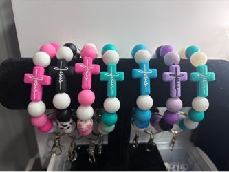 Cross Wristlet Keychain