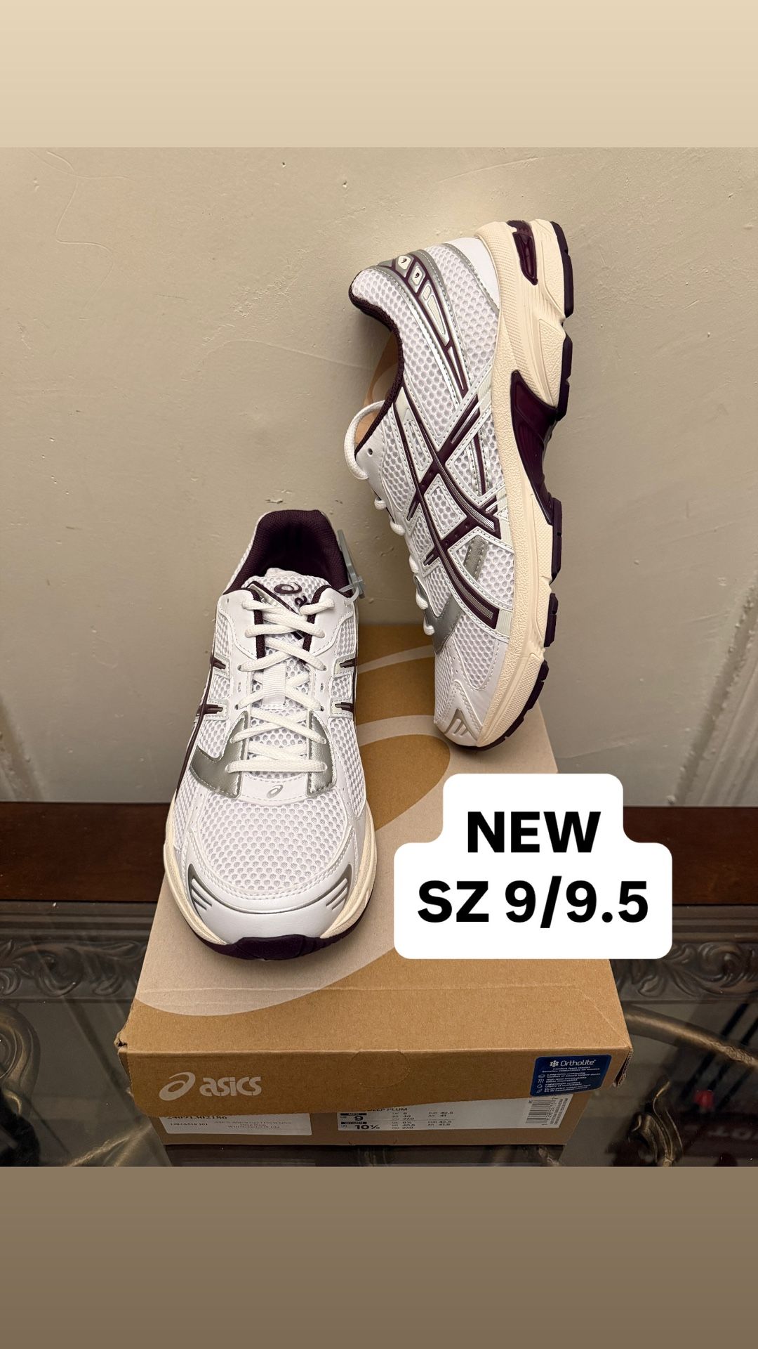 NEW Asics-Gel 1130 ‘White Plum’ SZ 9/9.5