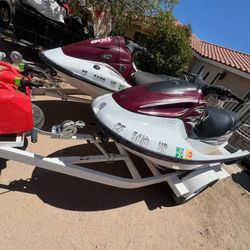 Jet Skis And Trailer 
