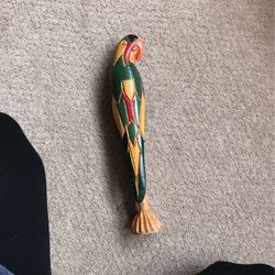 Hand Carved Wooden Bird