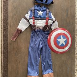 Kids Captain America Costume size 5/6