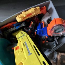 Box Of Nerf guns