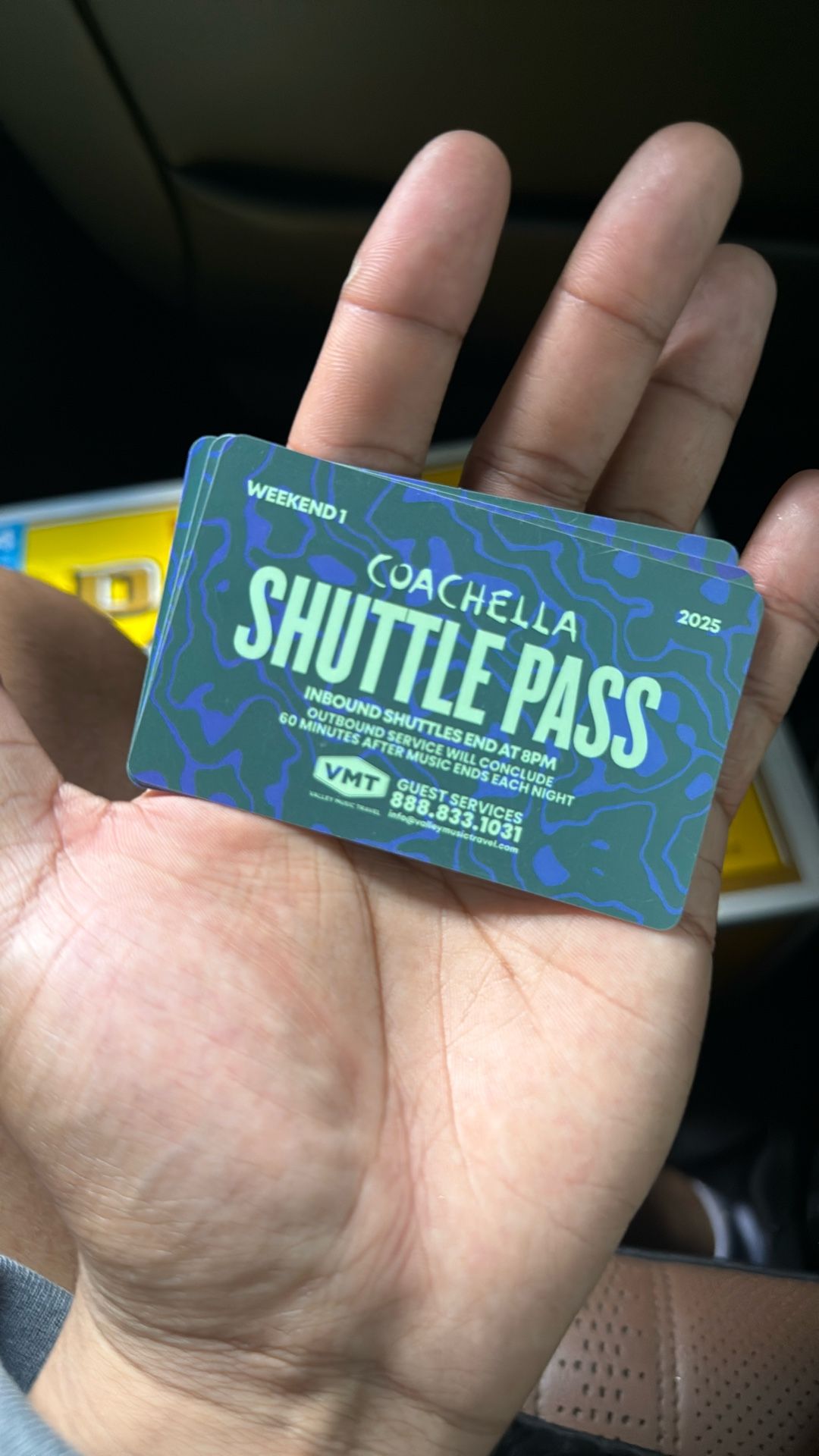 4 Weekend 1 Shuttle Passes