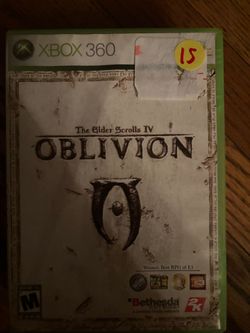 The elder scrolls oblivion xbox 360