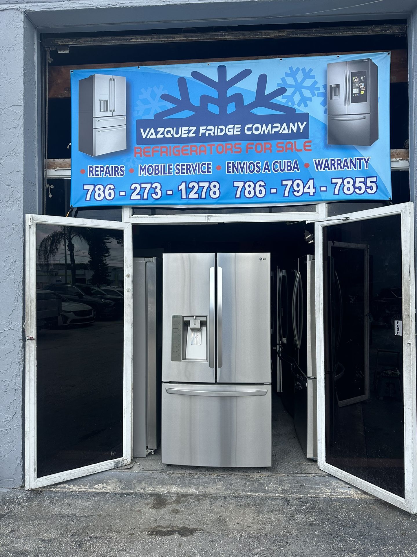 Nevera, Refrigerator LG, Counter Depth, 36x28x69, Warranty 3 Months, Delivery Available