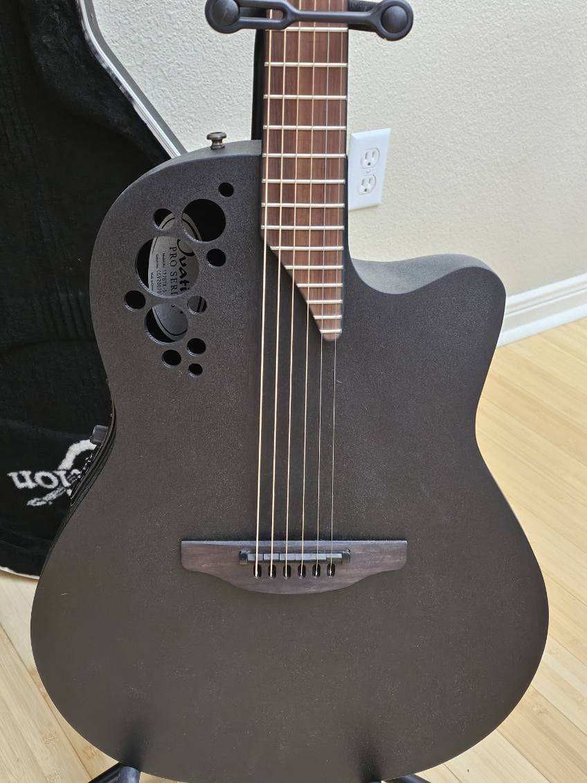 OVATION 1778TX  ACOUSTIC ELECTRIC GUITAR WITH Hard Shell CASE