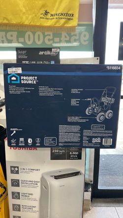 250ft 4 wheel Hose Reel Cart with Basket NEW