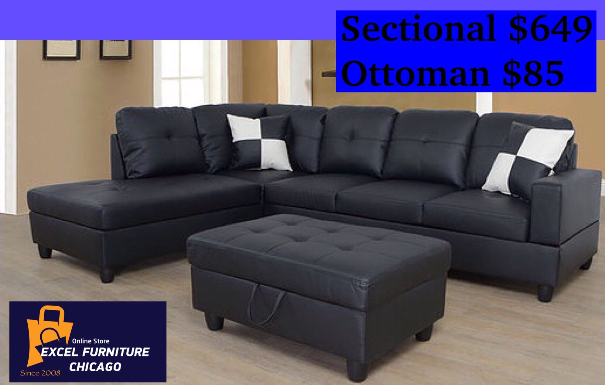 FREE DELIVERY🍀Brand New Sectional Sofa Couch
