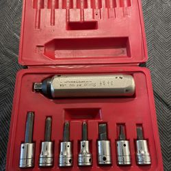 Snapon 8 pc impact driver socket set used grrat condition $150 