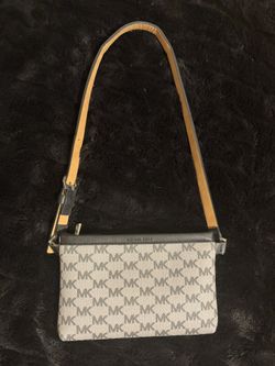 Michael Kors, Gray And Black Bag
