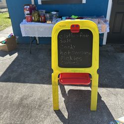 Yard sale/selling candy