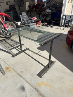 Glass Desk